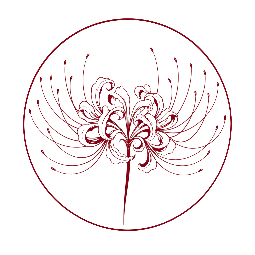 Lyriora red spider lily emblem